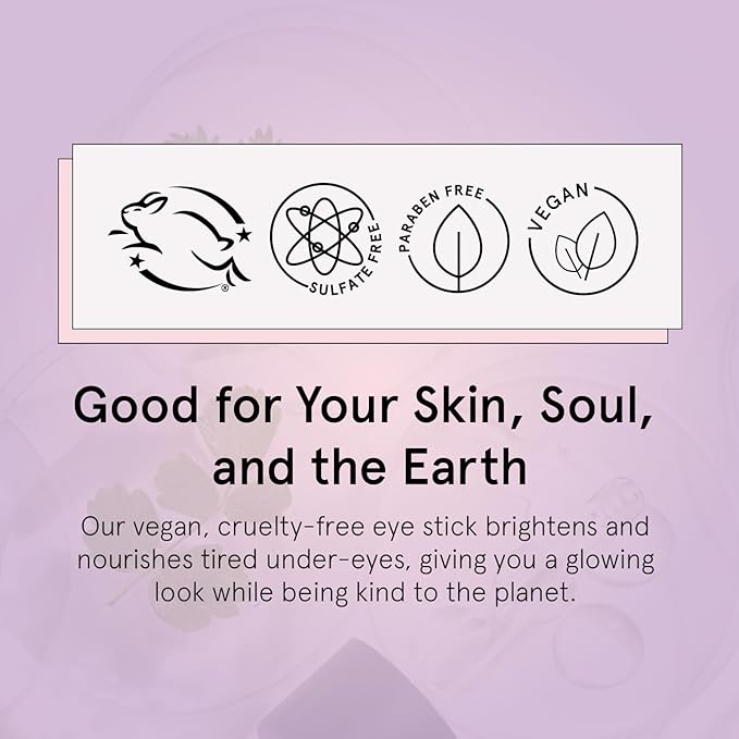 grace & stella Under Eye Brightener Balm Stick - Travel Size Toiletries - Retinol & Caffeine Eye Cream for Dark Circles, Puffiness, Wrinkles - Hydrate and Brighten - Vegan Skincare (0.13oz / 3.5g)