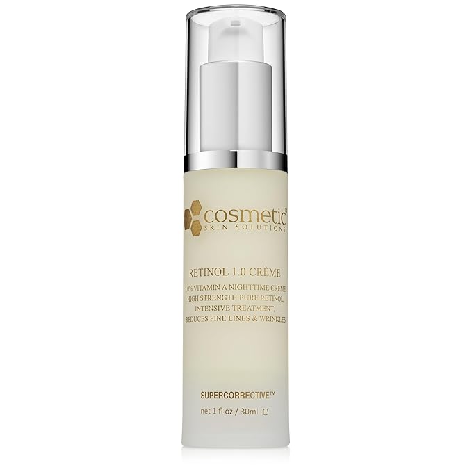 Retinol 1.0 Crème - 1.0% Vitamin A nighttime crème, high strength - 1 oz / 30 ml e