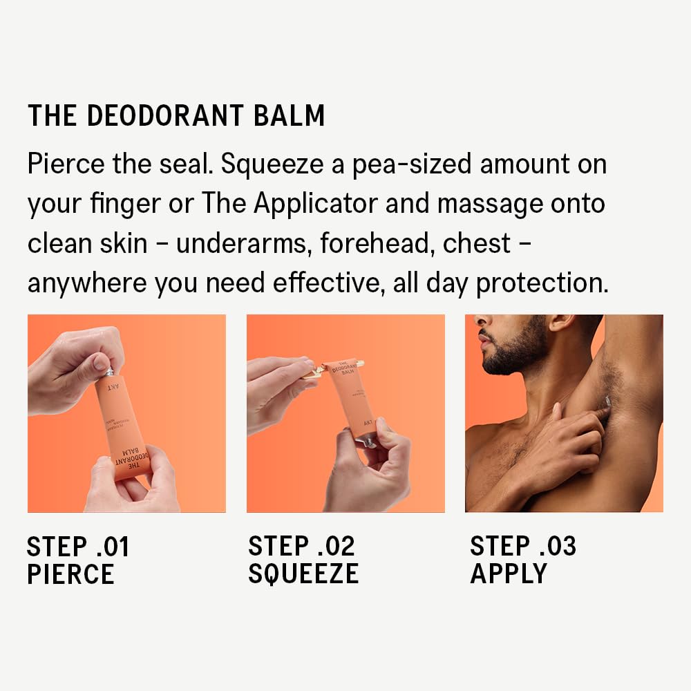 AKT Deodorant Balm 1.7 Fl Oz, Natural Deodorant for Men and Women, Award-Winning, Multi-use, Cream Deo Without Aluminum, Sc.05 Columbia Road, Plastic Free, All Genders