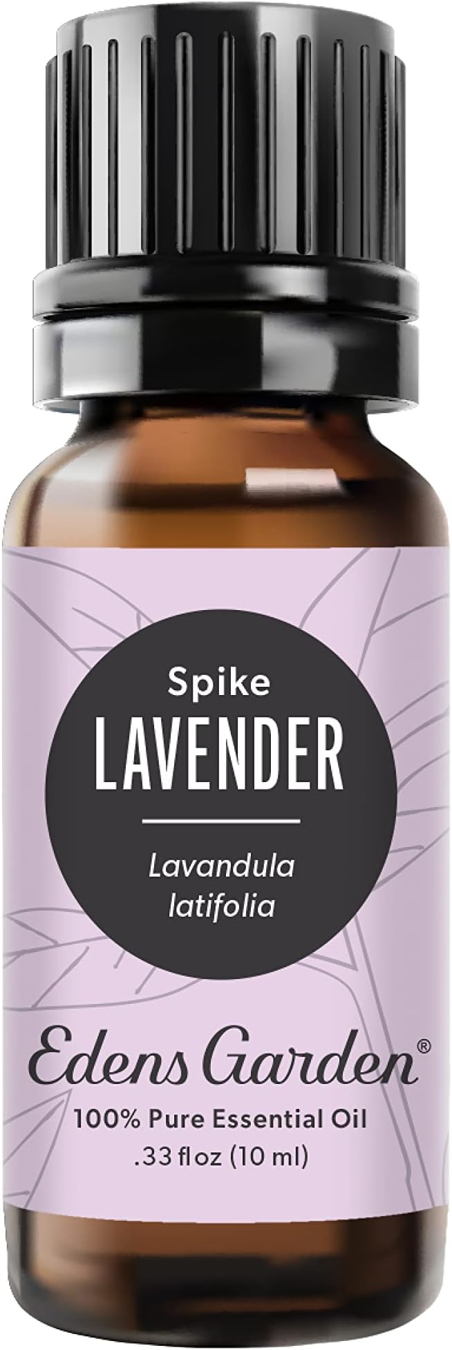 Edens Garden Lavender- Spike Essential Oil- 100% Pure Premium Grade, Undiluted, Natural, Therapeutic, Aromatherapy, The Best for Diffuser, Candle, Laundry, Humidifiers 10 ml (.33 fl oz)
