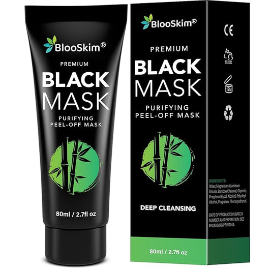 Blackhead Remover Mask, Charcoal Peel Off Face Mask, Blackhead Remover, Pore Cleaner for Men & Women, 2.7 fl oz