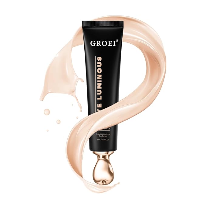 Luminous Eye Corrector Spf 41,Under Eye Corrector For Dark Circles,Undereye Sunscreen & Concealer, Hydrating Serum, Anti Aging Tinted E ye Cream with Peach Undertone