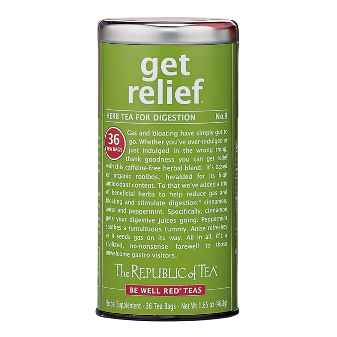 The Republic of Tea, Get Relief Tea, 36-Count