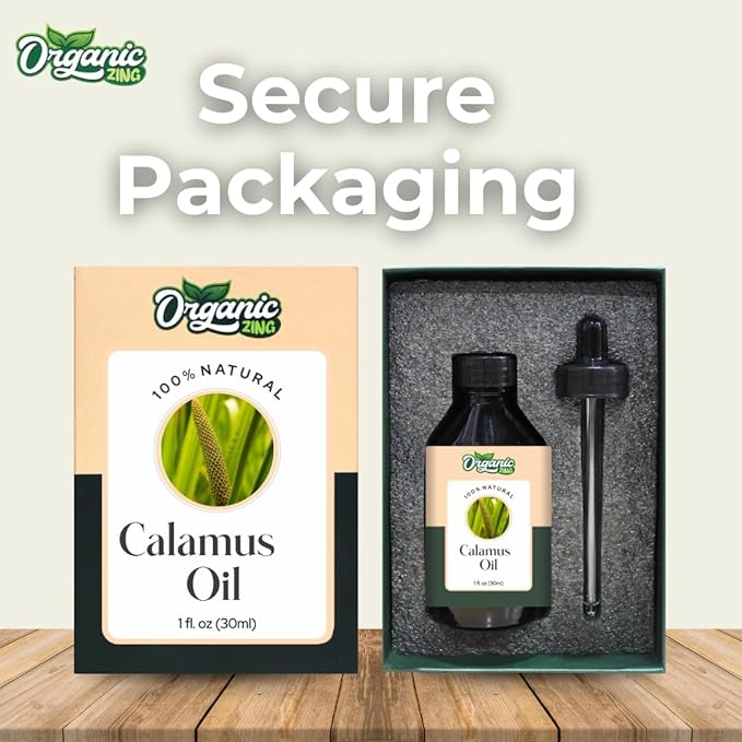 Calamus (Acorus Calamus) Oil | Pure & Natural Essential Oil for Skincare, Hair Care, Aroma & Diffusers - 30ml/1.01fl oz