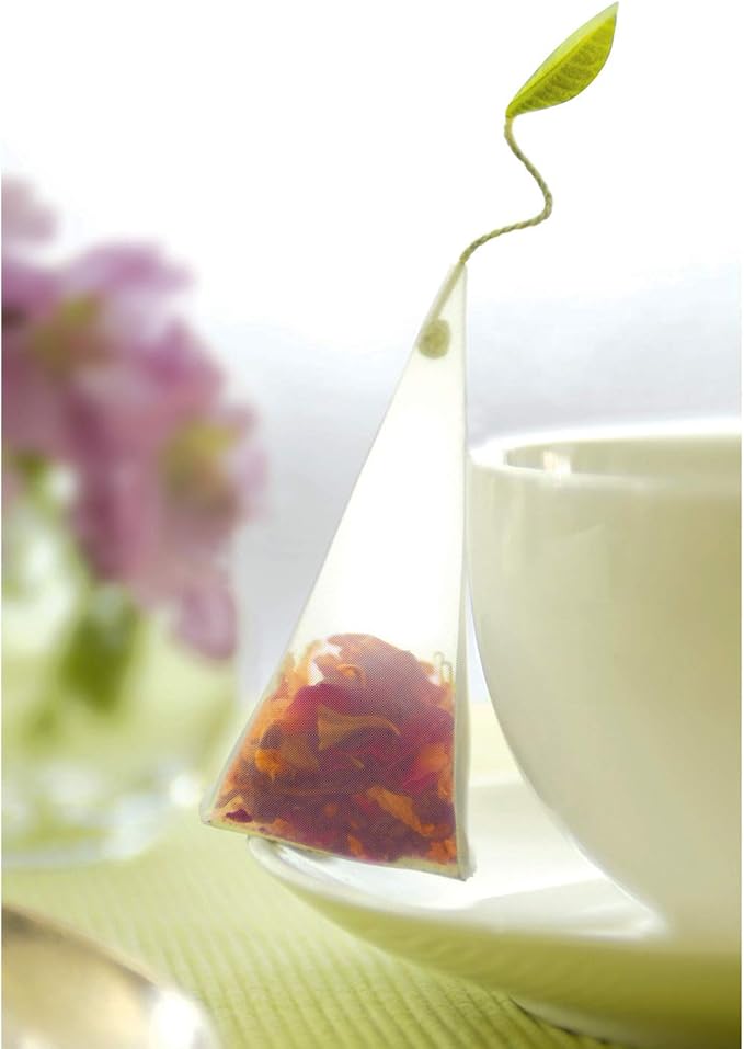 Tea Forte Tea Tasting Assortment Presentation Box Tea Gift Set Sampler, 20 Count 2 of Each Variety Individually Wrapped Handcrafted Pyramid Infuser Bags