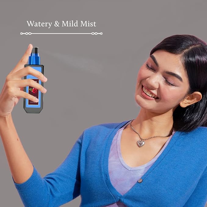 Blue Nectar Dark Circles Under Eye Serum with Plant Based Niacinamide from Potato (1Fl Oz) Paired with Natural Rose Face Toner for Glowing Skin & Pore Tightening(3.38Fl Oz)