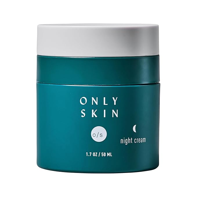 Face Moisturizer, Night Cream, Overnight Moisturizer (1.7 Ounce) - Anti Aging Nighttime Moisturizer, Creatine to Stimulate Collagen Production, Lactic Acid to Improve Skin Texture