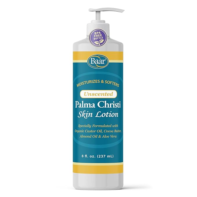 Baar Unscented Palma Christi Skin Lotion, 8 fl. oz.