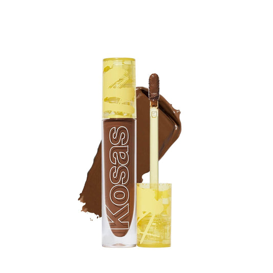 Kosas Revealer Concealer - Medium Coverage Makeup with Hyaluronic Acid, Conceals Dark Circles Under Eyes, Dark Spots and Blemishes + Brightens, Hydrates, Long-Lasting & Vegan, (Tone 8.8 N)