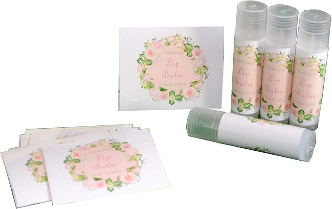 Assorted T5 50pcs Lip Balm Labels - Paper Stickers for Lip Balm Containers