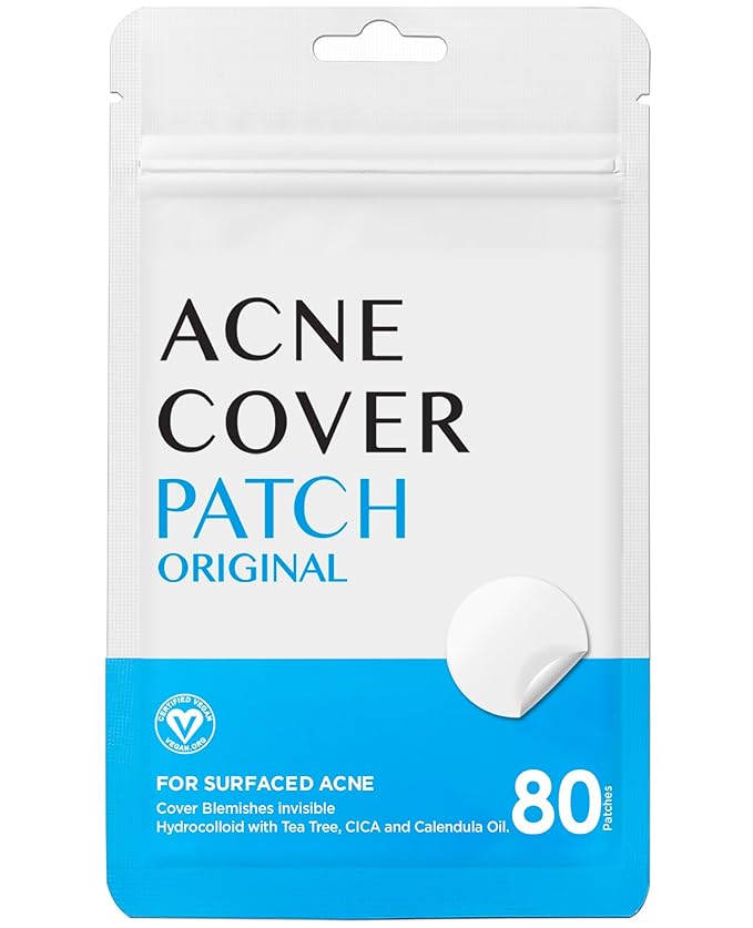 AVARELLE Pimple Patches for Face | Hydrocolloid Acne Patches for Covering Blemishes | FSA HSA Zit Patches with Tea Tree, Calendula, & Cica | HSA Store Eligible Items (10-14 mm, 80 Count)
