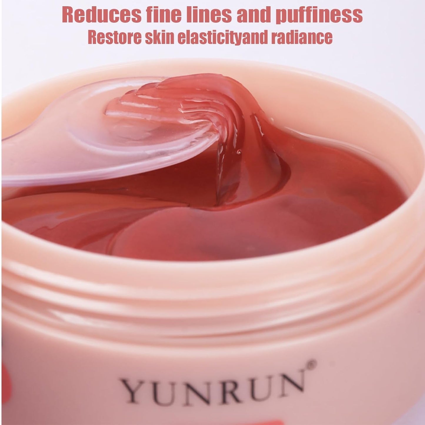 Brightening Eye Mask - Hyaluronic Acid Eye Mask with Caffeine,under Eye Patches for Puffy Eyes and Dark Circles - 60 eye patches to minimize wrinkles and eliminate ，under eye care (1pcs)