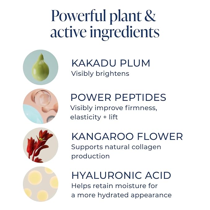 Kind Science by Ellen DeGeneres Eye Cream - Under Eye Cream for Wrinkles Noticably Smooths & Moisturizes - Anti Aging with Hyaluronuic Acid, Vitamin C - Fragrance Free, Paraben Free, 0.5 fl oz