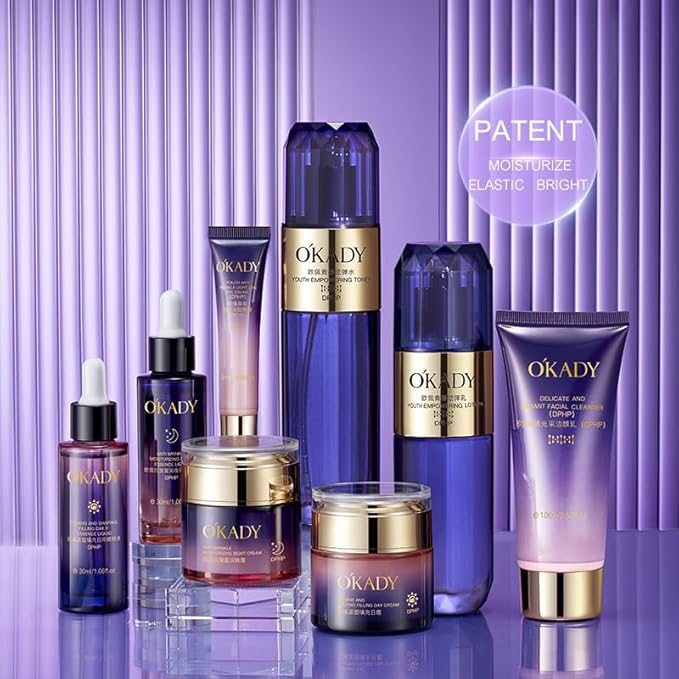 Skin Care Set Enzyme Skin Care Kit Beauty Gift Skin Kit For Women With 8 Pieces Valentine‘s day gift