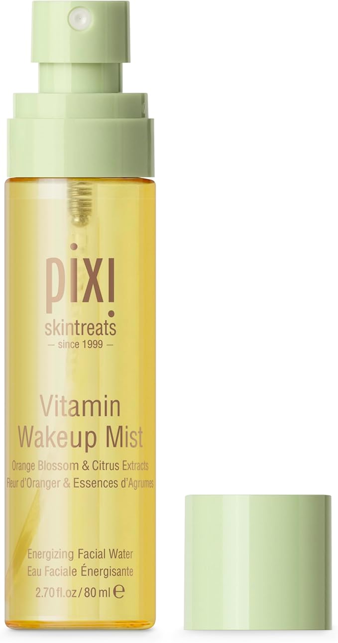Pixi Vitamin-C Wakeup Mist | Helps Cool, Refresh, and Wake Up Skin | Adds Hydration | Boosting Treatment Toner 2.7ml / 80ml