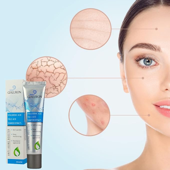 Hyaluron Neo Anti-aging Booster With Hyaluronic Acid Anti-wrinkle Cream 50 ml. (1.7 Fl Oz) Rejuvenating Effect Reducing Wrinkles and Protecting the Skin from Environmental Stress Factors