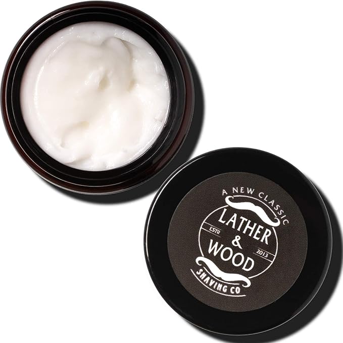 Lather & Wood Shaving Co Caffeine Restoring Eye Cream For Men - 'The Tiny Jar that Packs a Punch' Mens Eye Cream 30ml