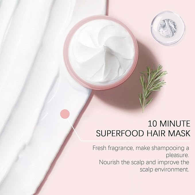 Hair Mask Hair Treatment for Dry Damaged Hair,Deep Repair Damage Hair Root Hair Treatment Mask,Natural Deep Conditioner Hydrating Hair Masks