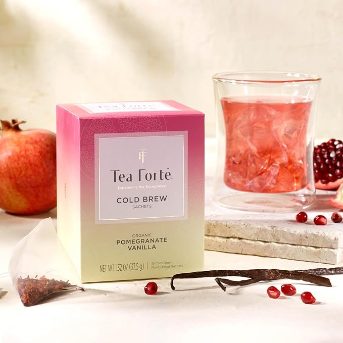 Tea Forte Cold Brew Pomegranate Vanilla Iced Tea Infuser
