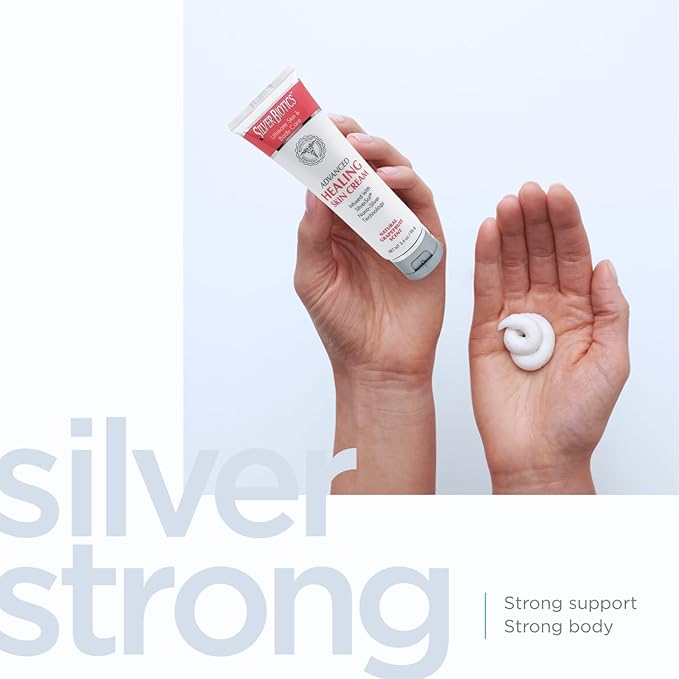 Silver Biotics Nano Silver Healing Lotion Cream Grapefruit Scent Infused 20 PPM SilverSol and Hyaluronic Acid | All Natural Ingredients to Heal, Smooth Your Skin Blemishes and Scars (3.4 oz.)