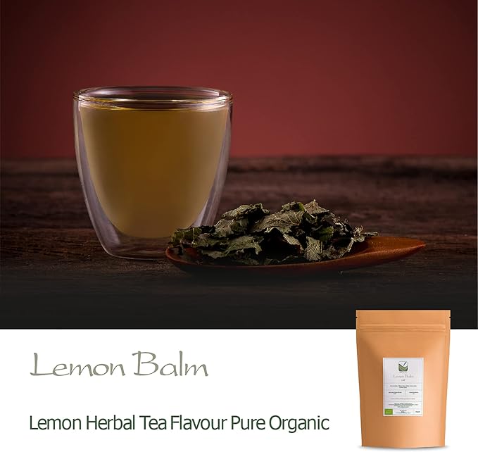 Lemon Balm Organic Loose Leaf - Sweet Lemony - Dried Mellisa Officinialis - Organic Lemon Balm Tea Lemonbalm Tea Lemin Lemon Leaves Lemon Balm Loose Tea Lemon Balm Leaves Loose Leaf Lemon Balm