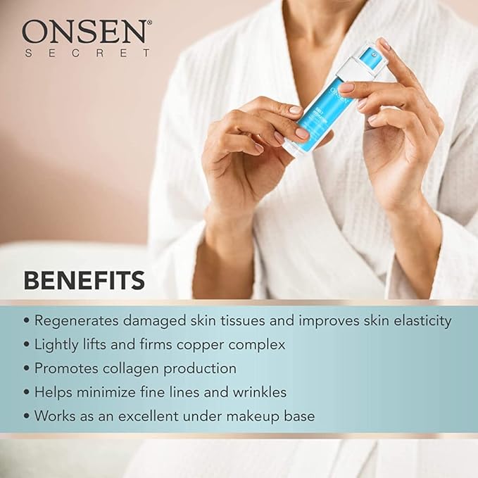 Onsen Secret - Anti Aging Face Moisturizer Cream 50 ml - Daily Skin Rejuvenation - Natural Anti-Aging Properties - Hydration & Protection - Organic Ingredients