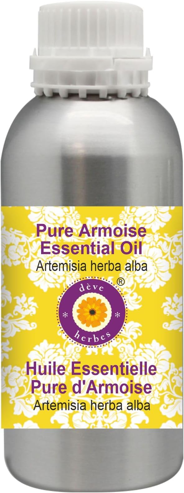 Deve Herbes Pure Armoise Essential Oil (Artemisia herba alba) Steam Distilled 1250ml (42 oz)