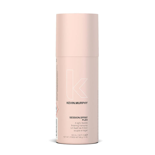 KEVIN.MURPHY SESSION.SPRAY FLEX - Flexible Finishing Hair Spray - For All Hair Types - Lightweight Hold - Humidity Resistant Hair Care - Travel Size - 100 mL / 3.4 fl oz