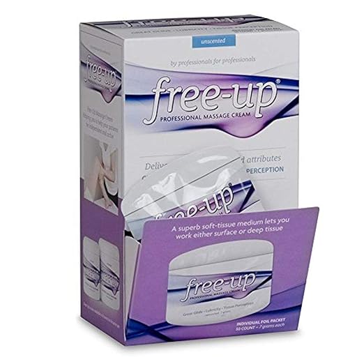 Free-Up Soft Tissue Massage Cream, Dispenser Carton, Box of 50