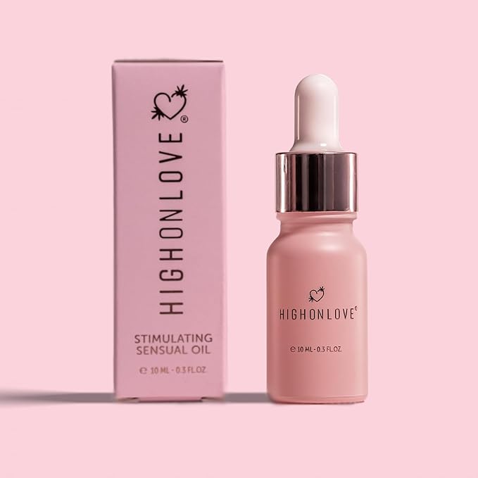 HIGHONLOVE O Oil, All Natural Hemp Oil, Personal Moisturizer for Women (10 ml)