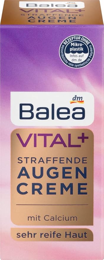 Balea Eye cream VITAL + Firming Eye Cream, 15 ml (Age: +50)
