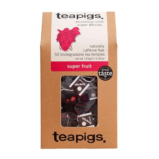 Teapigs Super Fruit Tea Made With Whole Fruit (1 Pack of 50 Tea Bags)