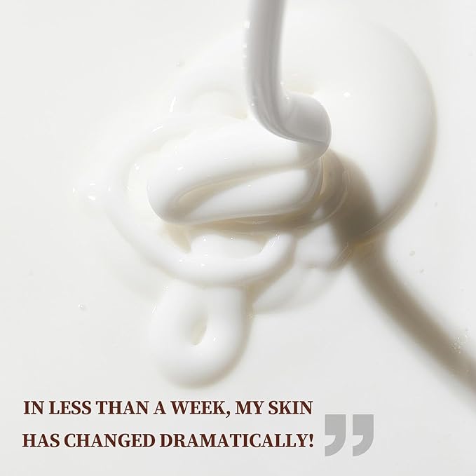 Goat Milk Lotion, Moisturizing Body Milk Lotion for Dry Skin Women and Men, Long-lasting and Non-greasy Organic Goat Milk Moisturizer for Face and Body (500ML)