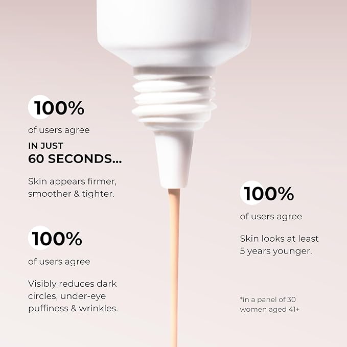 WUNDER2 Wunderlift Instant Eye Tightening Serum, Temporary Firming & Lifting Treatment in 60 Seconds, Reduces Under-Eye Bags, Dark Circles, Puffiness, Anti-aging Fine Lines