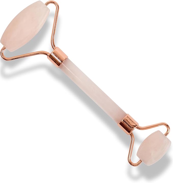 Jade Face Roller - Rose Quartz