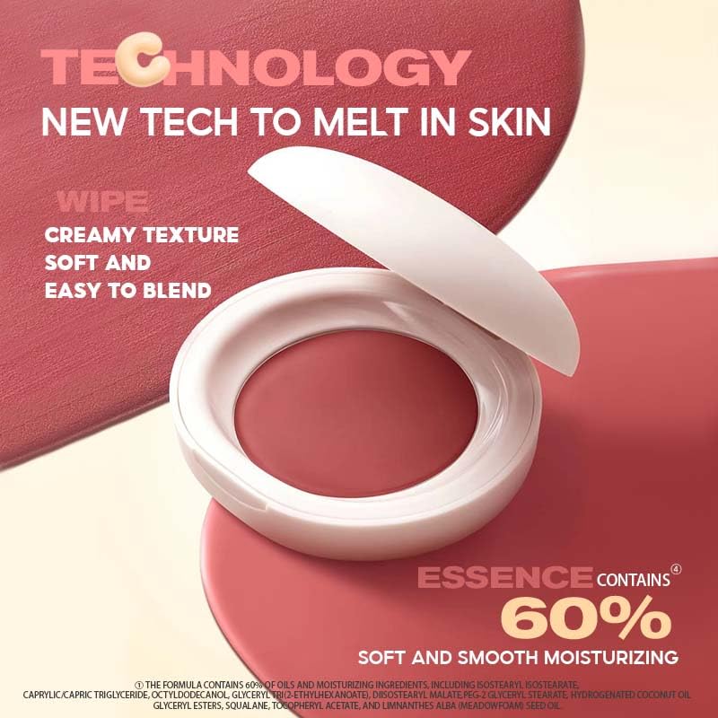 COLORKEY Soft Mist Multi-Purpose Cream | Lips & Cheeks | Eyes | Creamy | Moisturizing | Blendable Color (03 SUNSET, 2.5g)