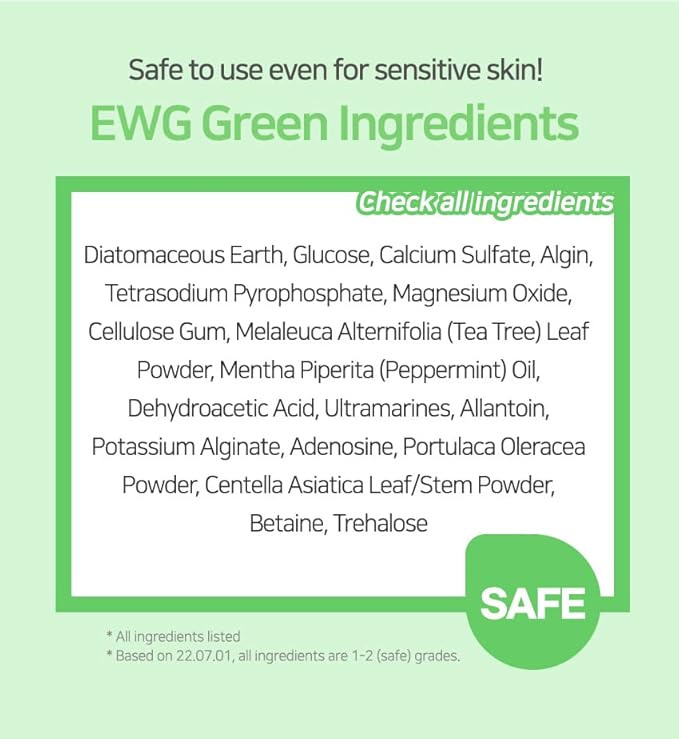 NEEDS NATURE Derma Tech Tea-tree Modeling Pack 400g + Pack Tool Set