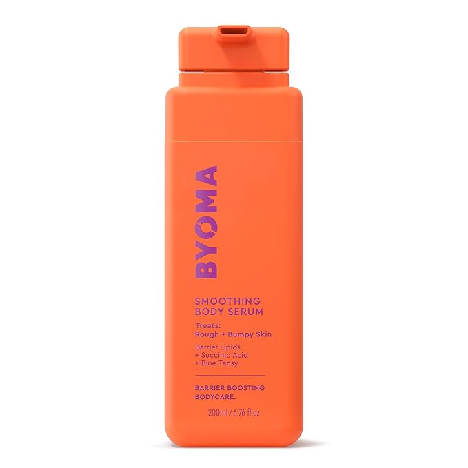 BYOMA Smoothing Body Serum - For Breakouts & Textured Skin - Lightweight Body Serum with Succinic Acid & Blue Tansy - Restores Skin Barrier & Soothes Inflammation - 6.76 fl oz