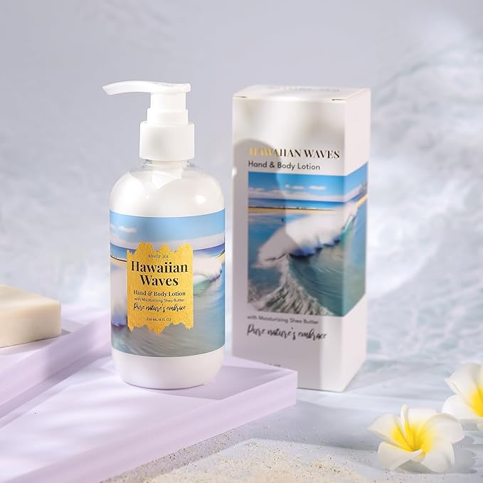 Duke Kahanamoku Beach Hawaiian Waves Hand & Body Lotion - Tidal Treasure Fragrance, 236ml (8 fl oz)