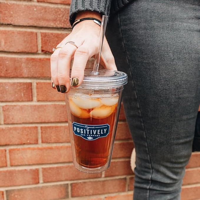 Organic Positively Tea Company, English Breakfast Black Tea Bags, 100 Count, Eco-Friendly Tea Bags, Non-GMO