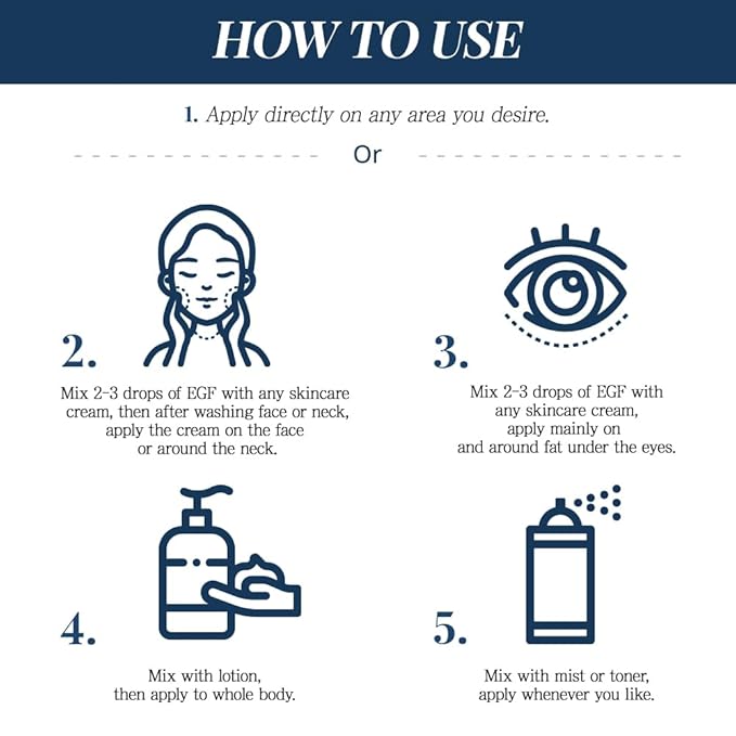EGF Serum Epidermal Growth Factor 0.5 Fl. Oz.