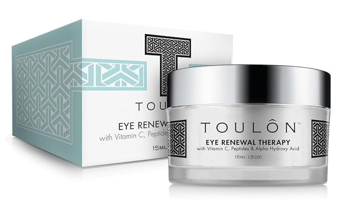 Eye Cream for Dark Circles, Puffiness and Wrinkles. Reduces Fine Lines with Vitamin C, Peptides & Alpha Hydroxy Acid. Minimizes Crows Feet, Puffy Eyes and Bags