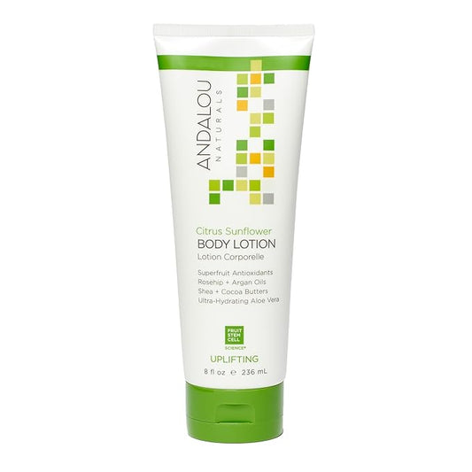 Andalou Naturals Citrus Sunflower Uplifting Body Lotion, 8 fl.oz (Packaging may vary)