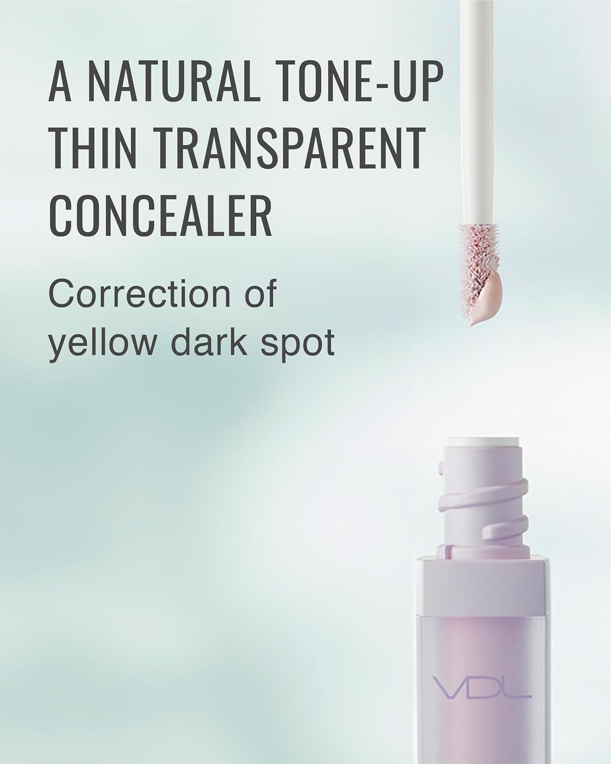 VDL Expert Color Under-Eye Primer (Purple, 0.19 oz) - Color-Correcting Concealer for Dark Circles, Uneven Skin Tone. Hydrating, Smooth. Korean Makeup.