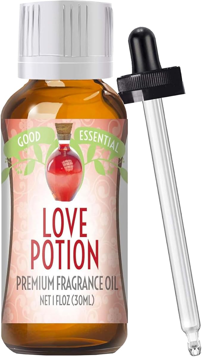 Good Essential – Professional Love Potion Fragrance Oil 30ml for Diffuser, Candles, Soaps, Lotions, Perfume 1 fl oz