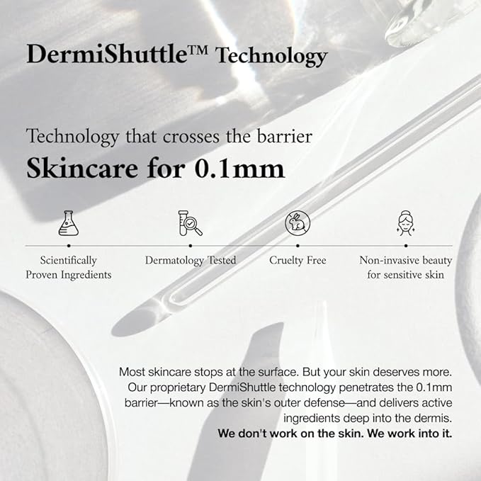 JEU'DEMEURE Collagen, Peptide, Hyaluronic Acid Serum, Face Lift with DermiShuttle, Korean Serum for Anti-Aging, Microneedling, Skin-Firming, Brightening, Hydrating for Face (without microneedle)