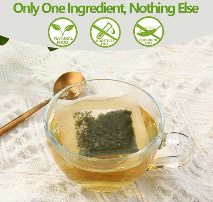 Premium 60 Lemon Verbena Tea Bags, Made with 100% Pure Lemon Verbena Leaves, No Additives & Caffeine Free.