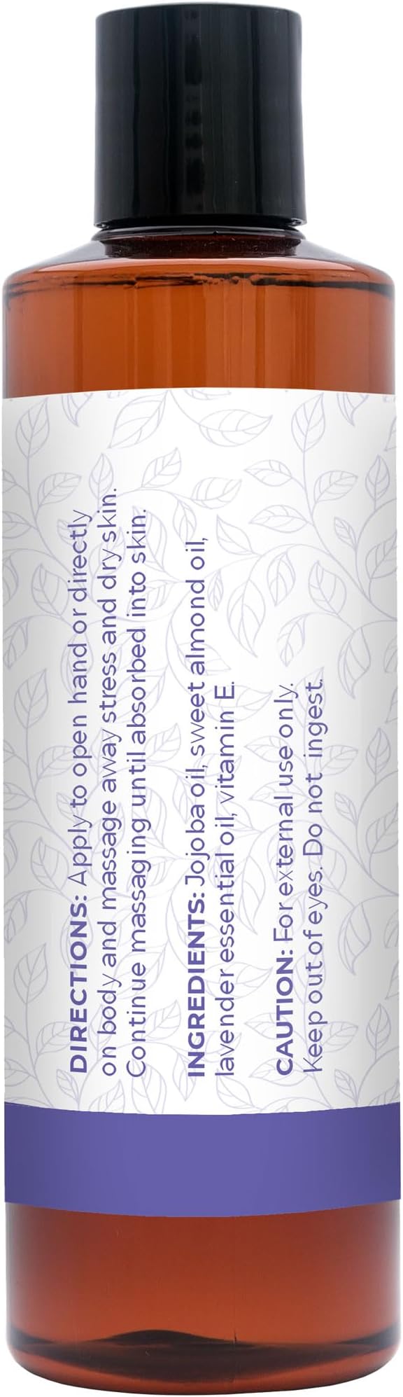 Lavender Massage Oil for Massage Therapy, Body Massage Lotion; Jojoba, Sweet Almond Oil for Skin, Vitamin E, and Pure Lavender Essential Oil, Body Oil Aceite para Masajes Relajantes