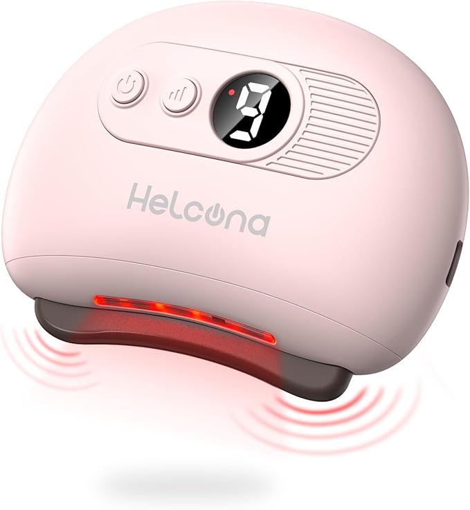 Electric Gua Sha Face Massager Tool, Gua Sha Facial Tool with Heat, 9 Levels of Temperature & Vibration Intensity, Face Massager for Women Gift