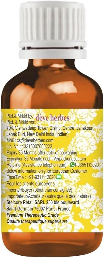 dève herbes Pure Amla Oil (Emblica officinalis) (Pack of Five) 100ml X 5 (16.9 oz)